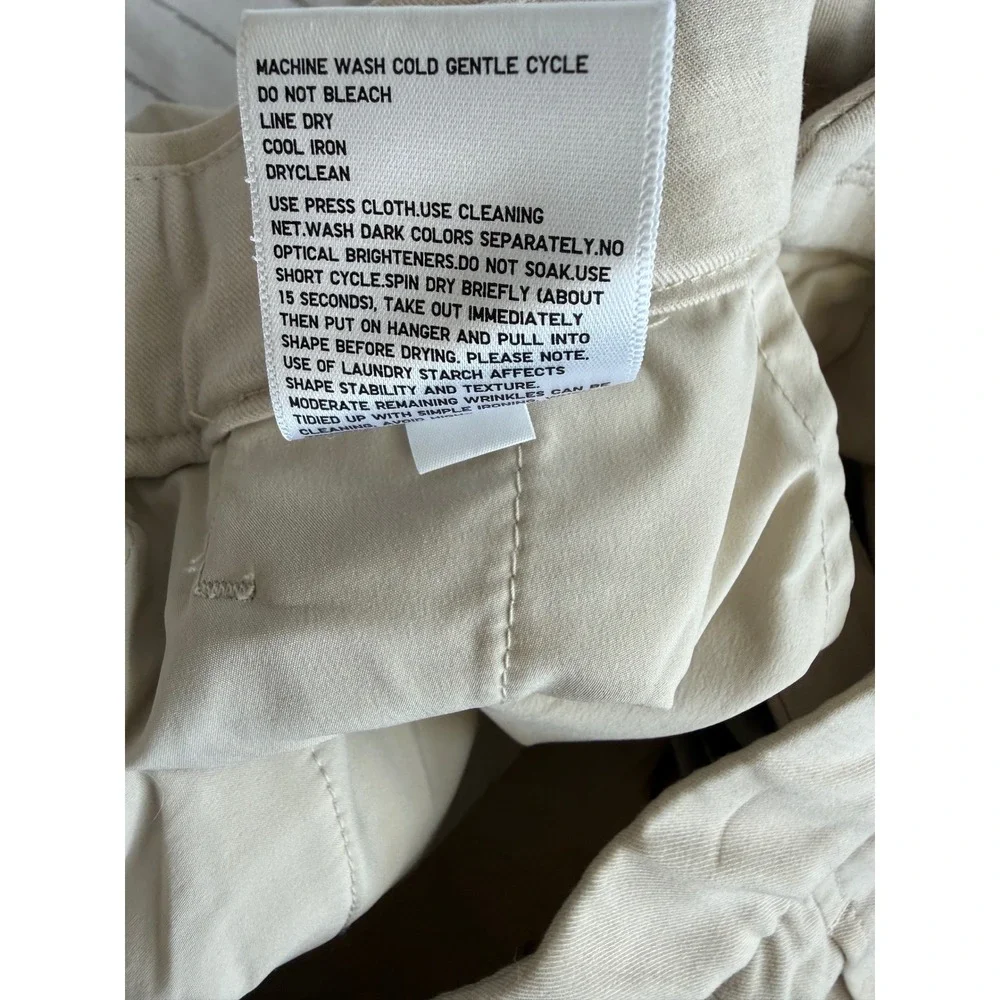 Uniqlo Women's Wide Leg Dress Pants Black Beige Office Formal Boss Trousers S